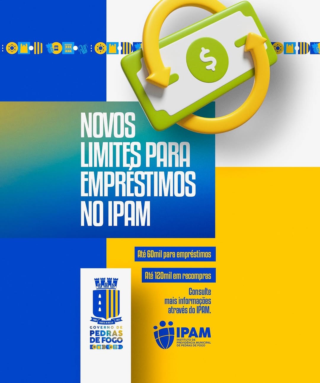 Imagem ilustrativa: IPAM aumenta limite de crédito para aposentados e pensionistas