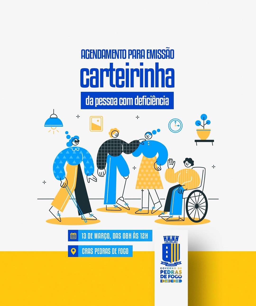 Imagem ilustrativa: Agendamento para solicitar carteirinha da pessoa com deficiência começa nesta quinta