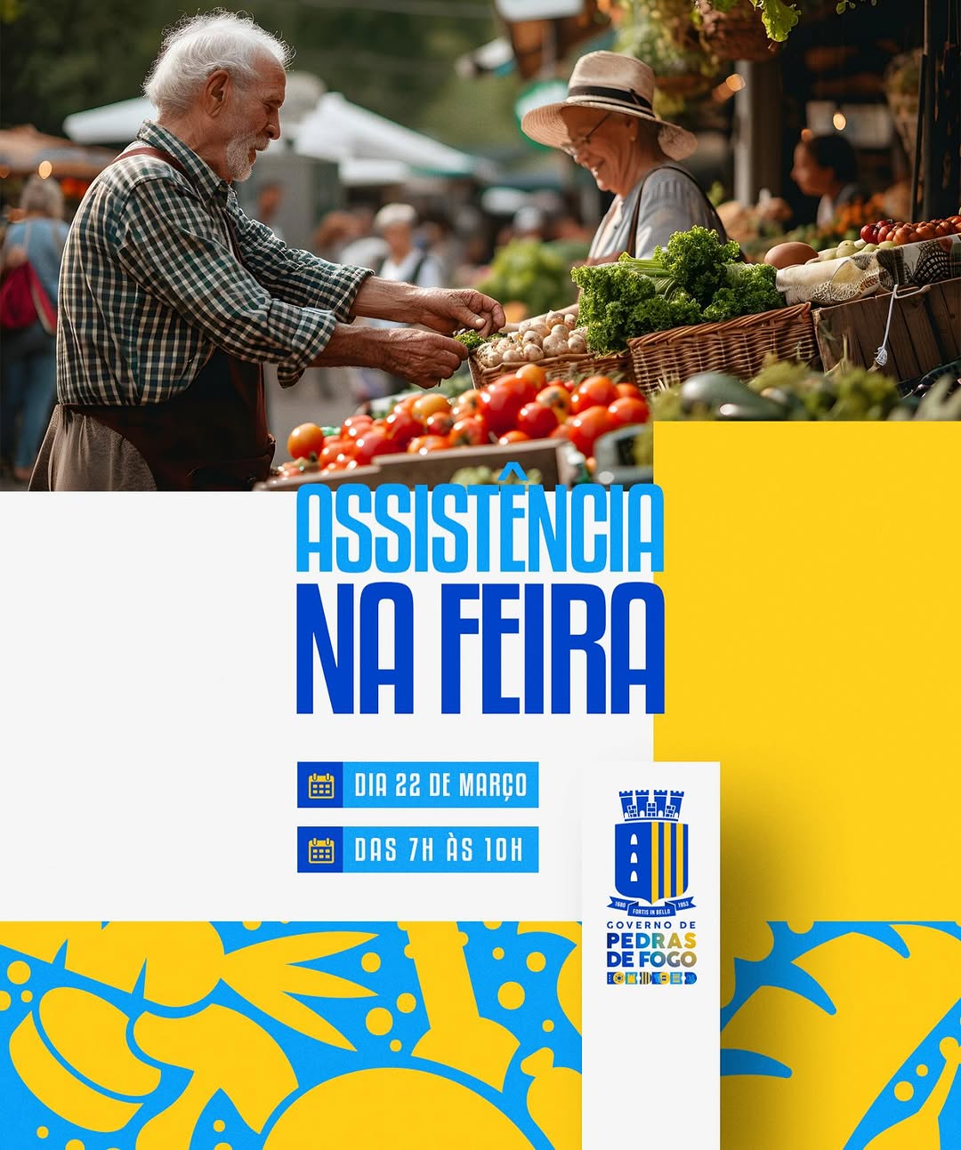 Imagem ilustrativa: Assistência na feira retorna neste sábado, em Pedras de Fogo