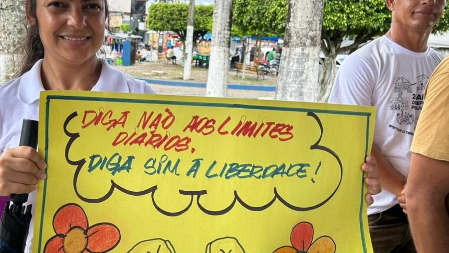 Caminhada da Luta Antimanicomial mobiliza Pedras de Fogo em defesa da saúde mental e da inclusão